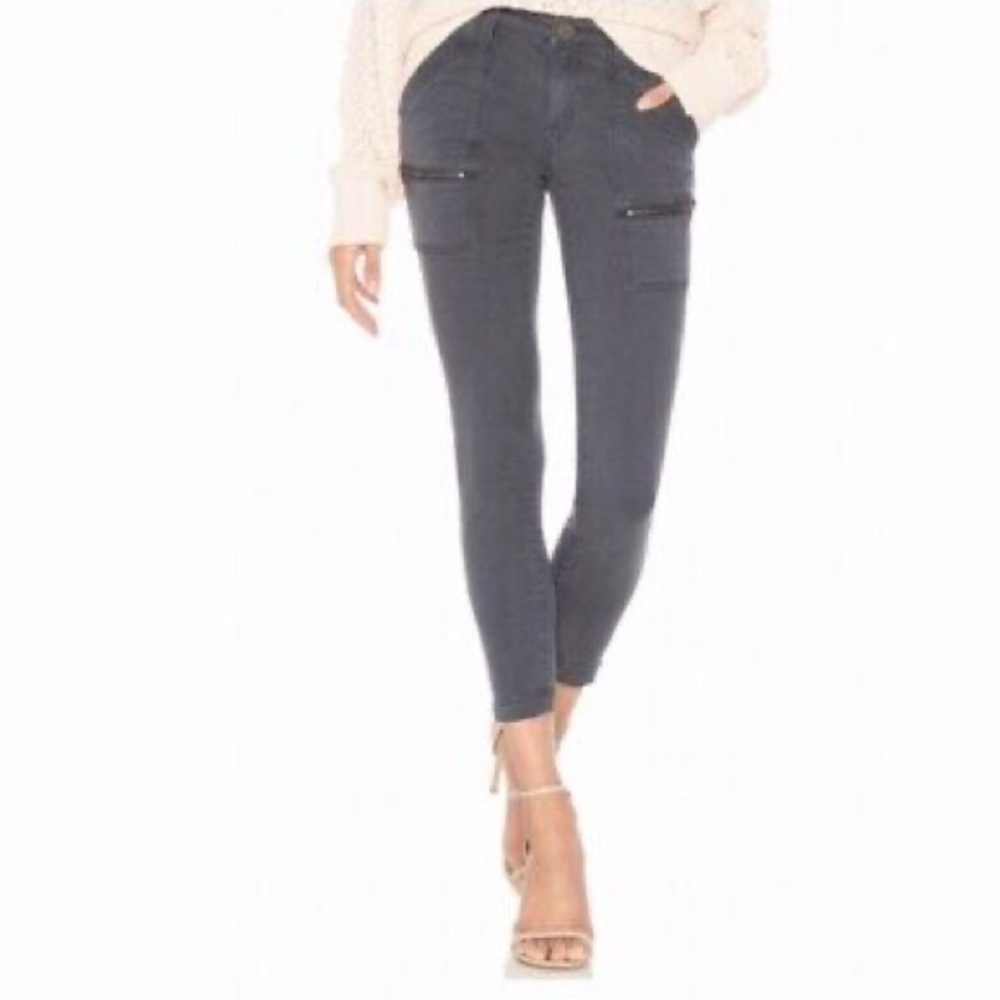 Joie Park Skinny Ankle Crops Jeans - Blue Gray - Size 26